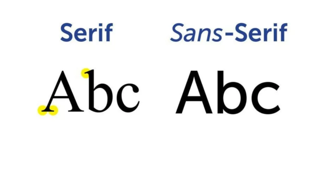 Serif ou Sans-Serif