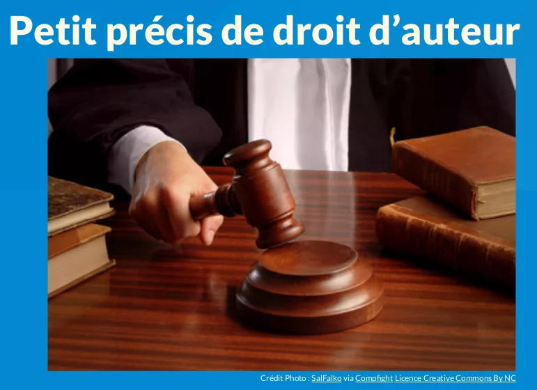 Intervention sur le droit d'auteur